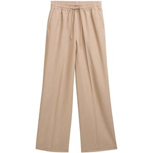 TOM TAILOR DENIM - Pantalon - Beige - Wide Leg - High Waist
