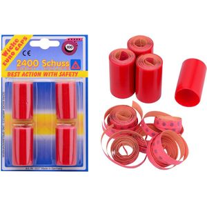 Klappertjes Voor Pistool - 100 schots - 4 stuks