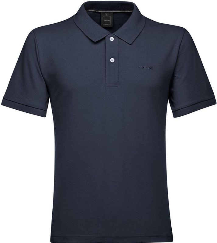 Geox Piquet 1 Korte Mouw Poloshirt Blauw M Man