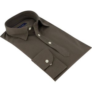 Eton business overhemd bruin
