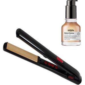 CHI Stijltang G2 + L'Oréal Serie Expert Metal Detox Olie 50ml