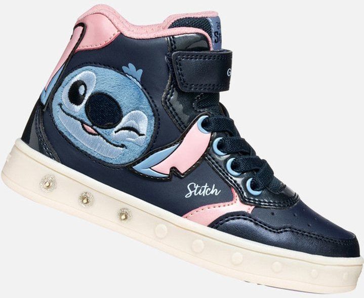 Geox - Skylin - Sneakers - Marineblauw - Met Verlichting