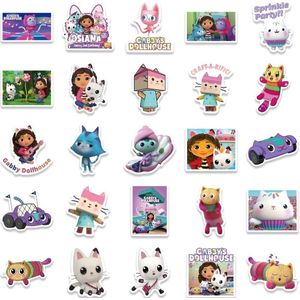 Gaby Poppenhuis Geïnspireerd Speelgoed Stickers - Gaby's Dollhouse Stickers Meisjes Speelgoed - Verjaardag activiteit - Feestactiviteit - Gaby Poppenhuis Stickers 25 stuks - Gaby Poppenhuis speelgoed