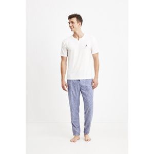 Nautica - Heren Pyjama Set, Korte Mouwen - S