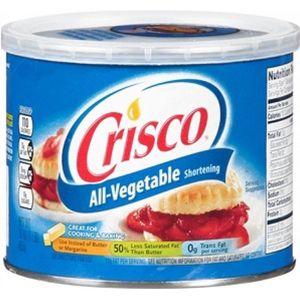 Crisco 12 Pack All-Vegetable Shortening - 453 gr