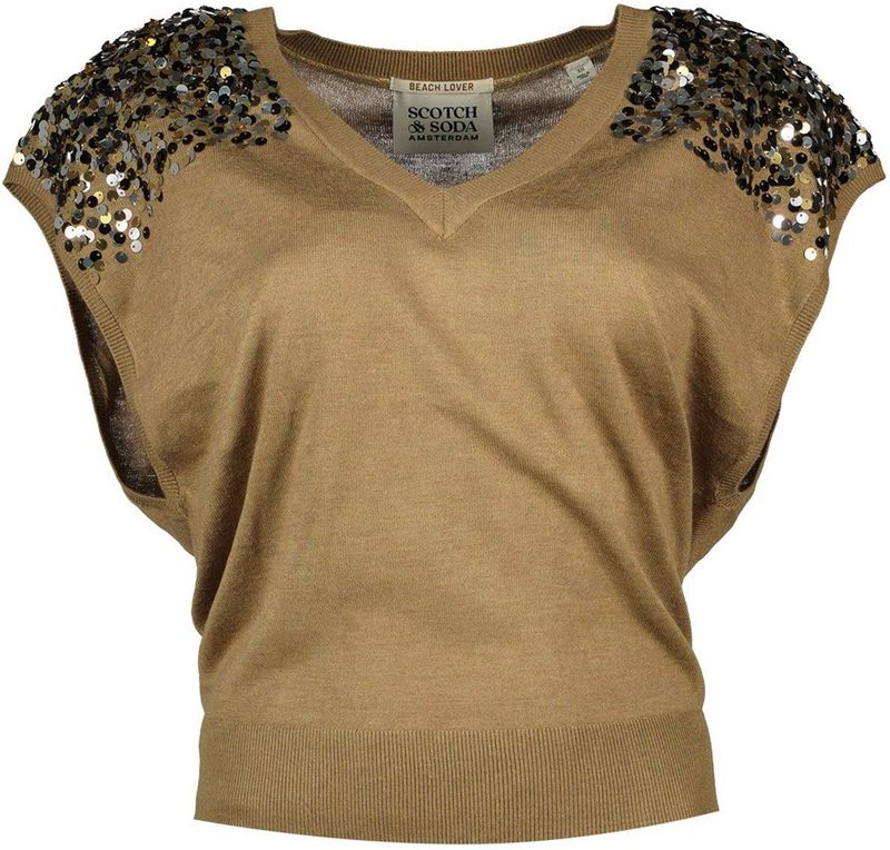 Scotch & Soda - Versierde V-hals Trui