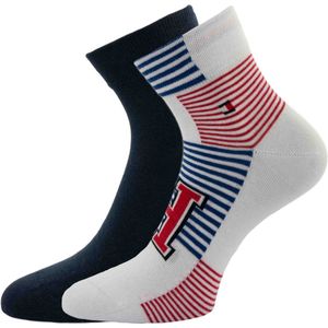 Tommy Hilfiger - Heren Patch Sokken - Katoen Mix - 39-42