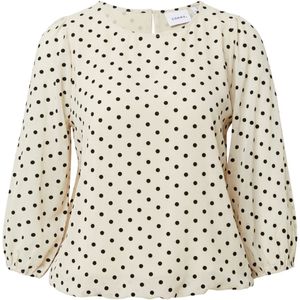 comma - Blouse - Chiffon - Polka Dots
