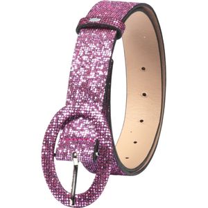 Riem Glitter - Neon Roze - Disco Riem Verstelbaar - Foute Glitter Riem