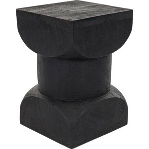 Housecraft Living Rea Bijzettafel Vierkant 30x 30 cm Mangohout Bruin donker