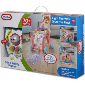 Little Tikes 3-in-1 Activity Walker Roze - Loopwagen