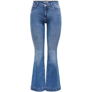 Onlblush - Retro Flared Fit Jeans - Mid Waist