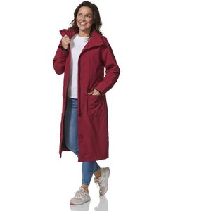 Happy Rainy Days Lange Regenjas Dames Rome Donkerrood