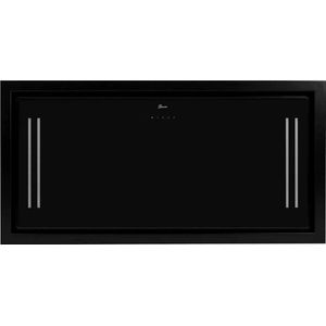 GURARI plafondAfzuigkap GCH C 343 120 BL PRIME, Afzuigkap 120 cm 1000m³/u /zwart glas / EBM motor