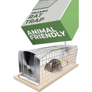 Huisdiervriendelijke Rattenval - Herbruikbare Levend Trap - Ideaal voor Ratten en Woelmuizen