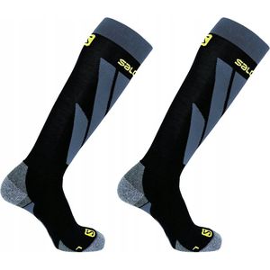 Salomon S/ACCESS Merino Skisokken - Warm & Comfortabel - 36-38 (2-Pack)