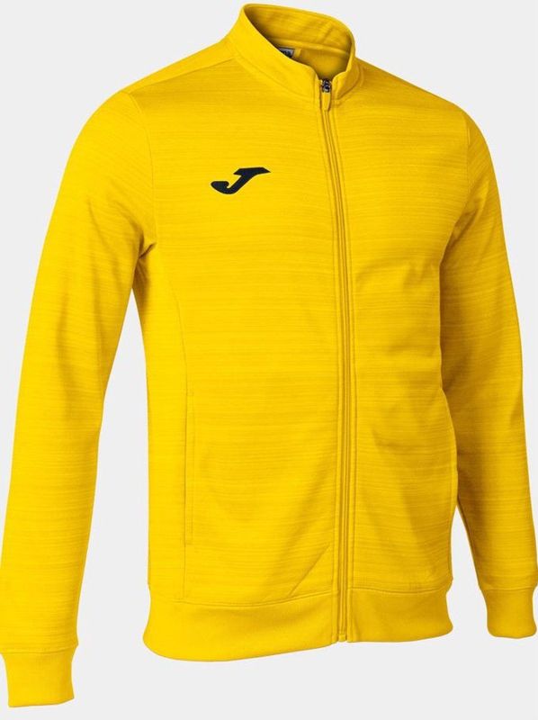 Sporttrui joma grafiti iii full zip geel geel xs