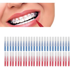 50 stuks interdentale ragers voor moeiteloze mondhygiëne, essentieel voor tandreiniging, tandenstokers en het bevorderen van een gezonde mondverzorging