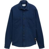TOM TAILOR DENIM - Overhemd - Donkerblauw - Regular Fit - Lange Mouw