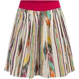 Mymo - Geplooide Rok - Veelkleurig - Inca-patroon - Minirok