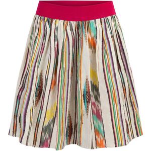 Mymo - Geplooide Rok - Veelkleurig - Inca-patroon - Minirok