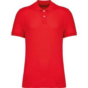 Native Spirit Ecologische herenpolo in piquétricot NS207 - Poppy Red - XL