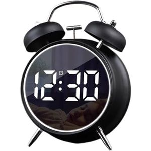 Digitale 4,5 inch LED wekker met stille werking en luide alarmfunctie