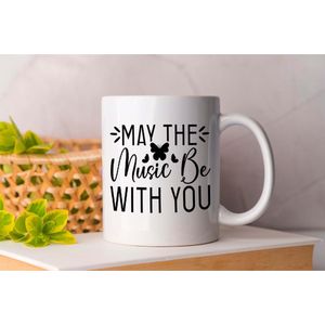 Mok May The Music Be With You - Butterflies - ButterflyBeauty - GardenVisitors - Gift - Cadeau - NatureWings - Vlinders - Vlinderpracht - NatuurVleugels - FladderBy