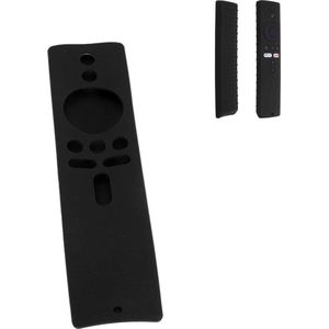 Afstandsbediening siliconen hoes voor Mi Box S en Mi TV Stick - antislip - zwart .