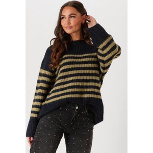 EDITED Harriet Jumper Truien & vesten Dames - Sweater - Hoodie - Vest- Blauw - Maat 36