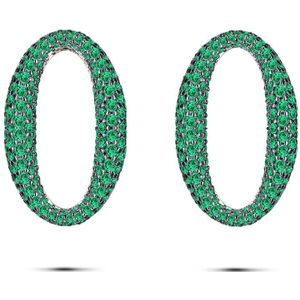 Gisser Jewels - Dames - Oorbel Bedels - C1001YG - Goud Verguld 925 Zilver