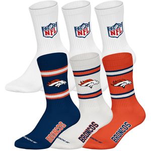 NFL Sokken NFL 6Pack Crew Socks Set van 6