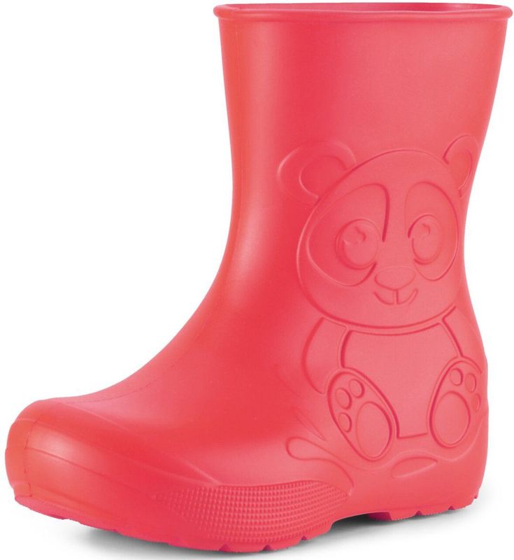 Ladeheid LA-CA-Panda Kinder Regenlaarzen - Rubber - Licht - EVA - Koraal - 26/27