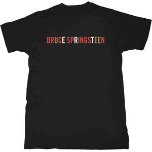 Bruce Springsteen - Logo Heren T-shirt - S - Zwart