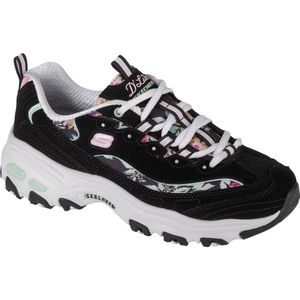 Skechers D'Lites-Blooming Fields 149794-BKMT, Vrouwen, Zwart, Sneakers, maat: 37,5