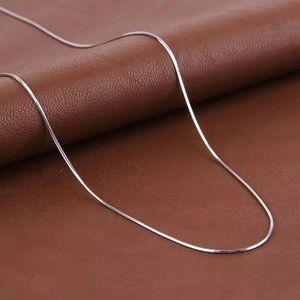 Livano Ketting - Dames - Staal - Nep zilver - Met Hanger - 45cm