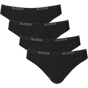 Sloggi Men Basic Mini Zwart 4Pack, 3+1 gratis