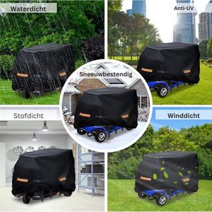 DailySupplies® Bakfietshoes - Scootmobielhoes - Waterdicht - Zwart