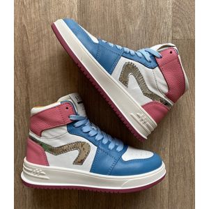 Hip sneaker roze/blauw maat 38
