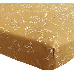 BINK Bedding Hoeslaken Savanne Wieg/Kinderwagen 40 x 80 cm