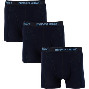 Bamboo Boxershort- Bamboo Onderbroeken - Maxx Owen - Super zacht - Antibacterieel - Perfect draagcomfort - 95% Bamboo - 3 stuks - Marine - M