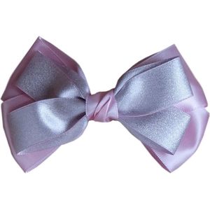 Jessidress Haarclip met dubbele haarstrik - Roze