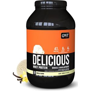 QNT|Delicious Whey|Protein Eiwitpoeder|Eiwitshake| Vanille 908 gram