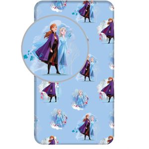 Disney Frozen Hoeslaken, Anna Elsa - 90 x 200 cm - Katoen