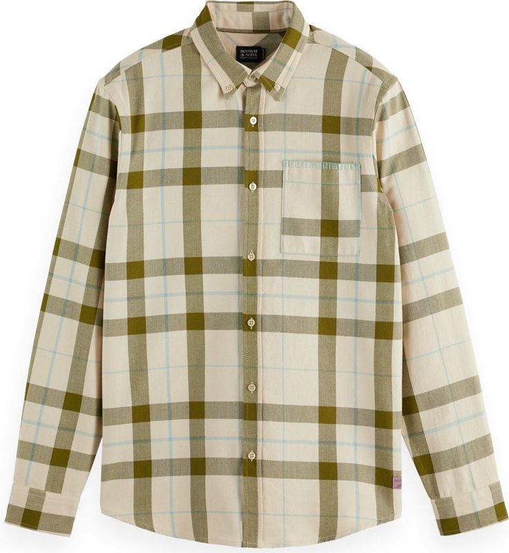 Scotch&Soda - 178716 - Overhemd - Visgraat - 100% Katoen