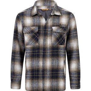 Life Line Blouse Pico navy / bruin ruit - maat S