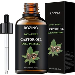 Rozino Castor Olie Cold Pressed 100% Natuurlijk