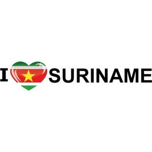 I Love Suriname sticker