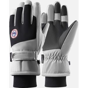 1 paar winterskihandschoenen, winddichte handschoenen voor dames, touchscreen-sneeuwhandschoenen voor koud weer, thermische warme handschoenen, geschikt voor hardlopen, fietsen en wandelen (lengte handschoen 27 cm, breedte 12,5 cm)