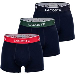 Lacoste Boxershorts Heren Casual Blauw - Maat  M